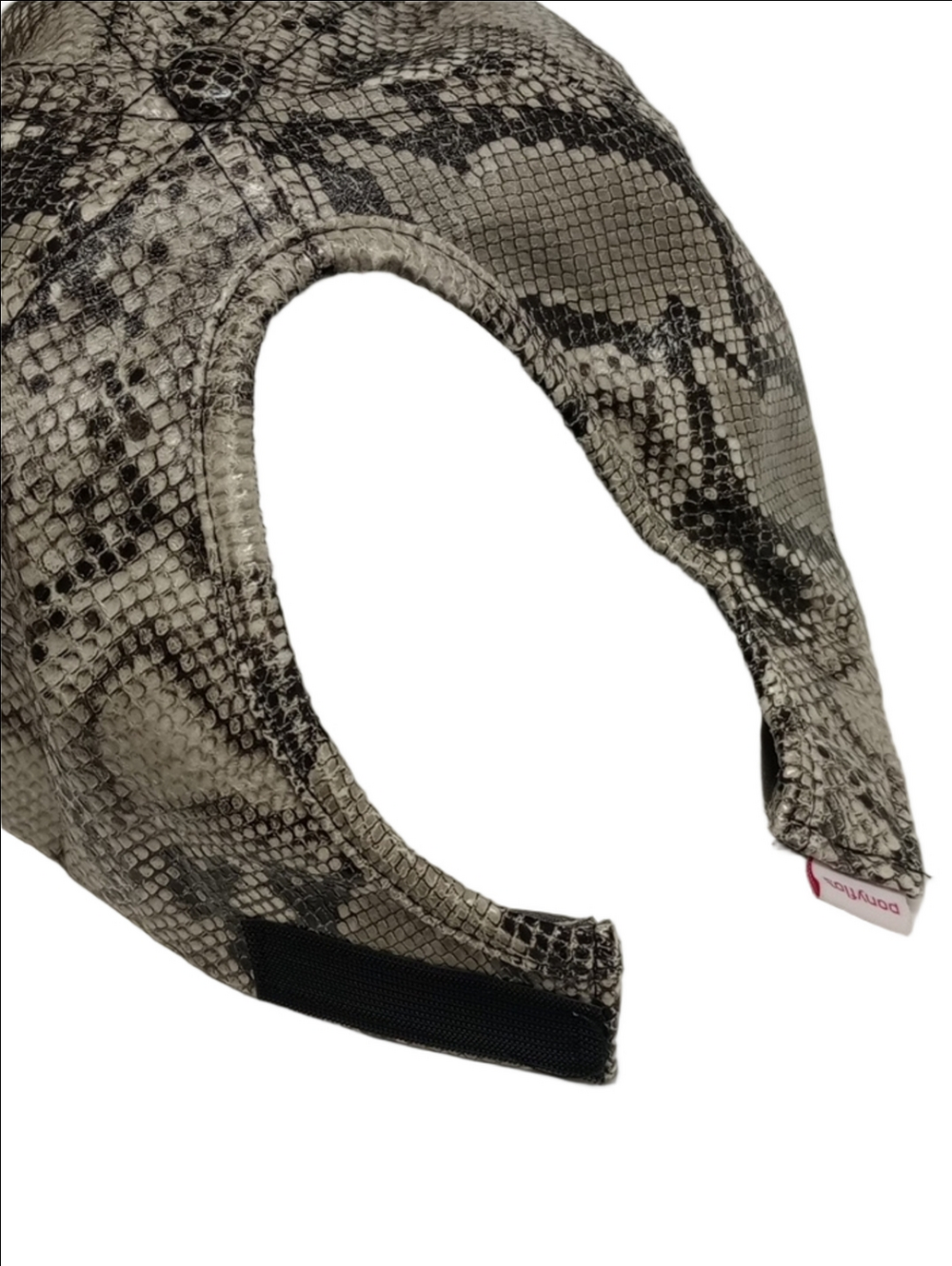 🆕 PONYFLO SNAKESKIN PRINT PONYTAIL MESSY BUN WOMEN'S CAP HAT - Picture 6 of 10